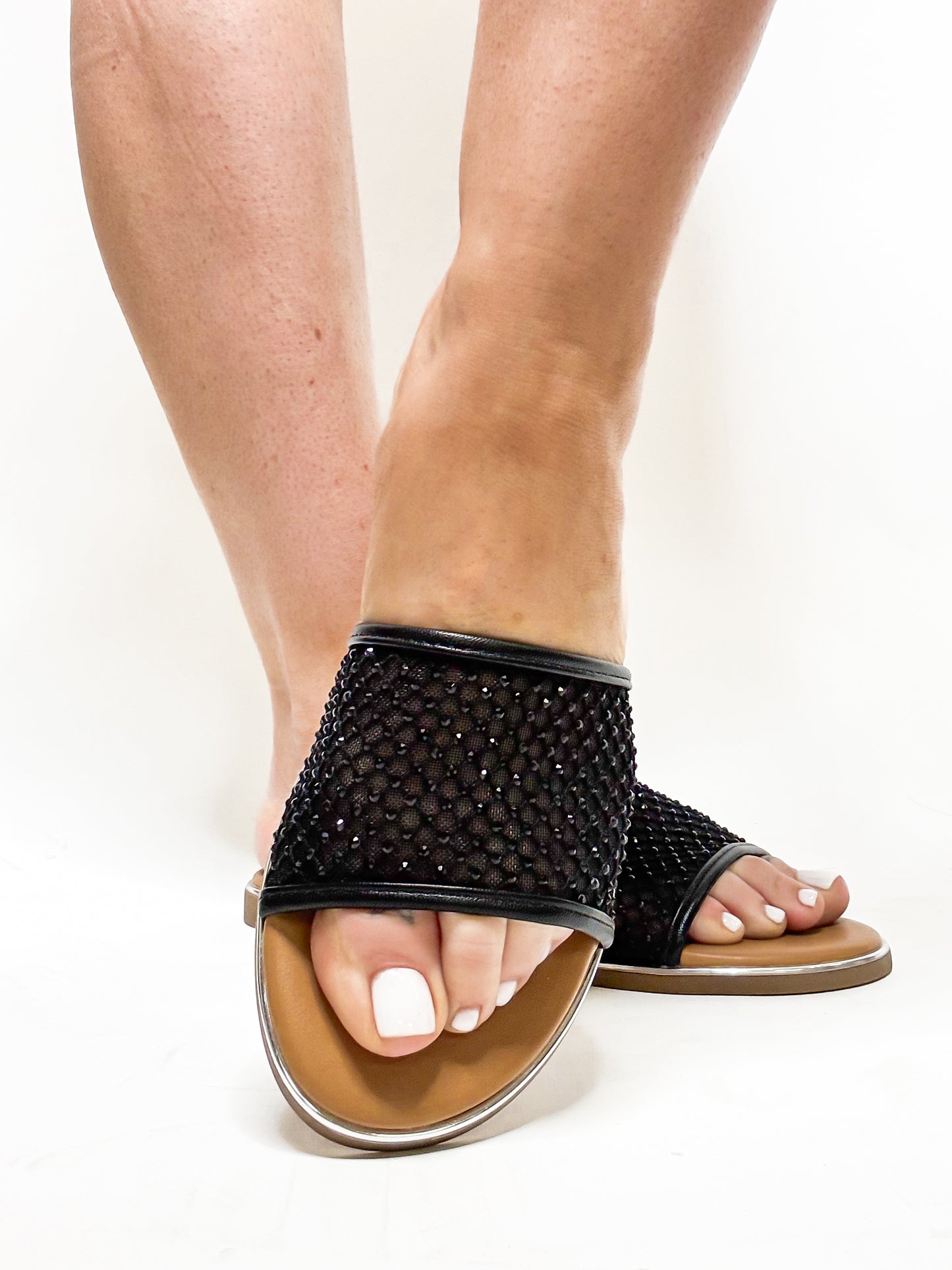 Corky's Black Just Meshin With Ya Sandals - FINAL SALE