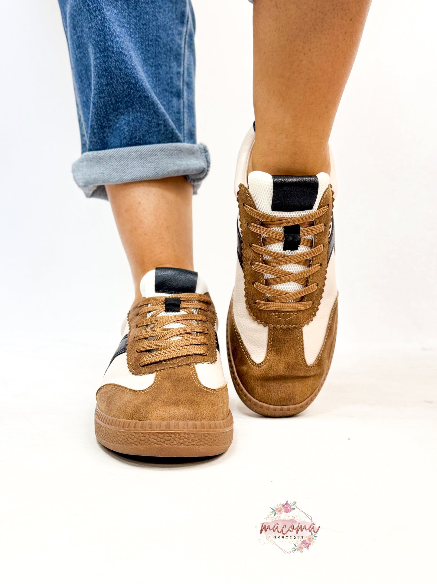 Corky's Tan Combo Spoiler Alert Sneakers