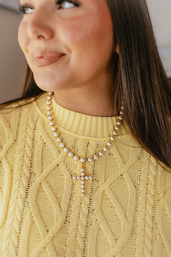 Tova Mini Donatella Necklace In Pearls