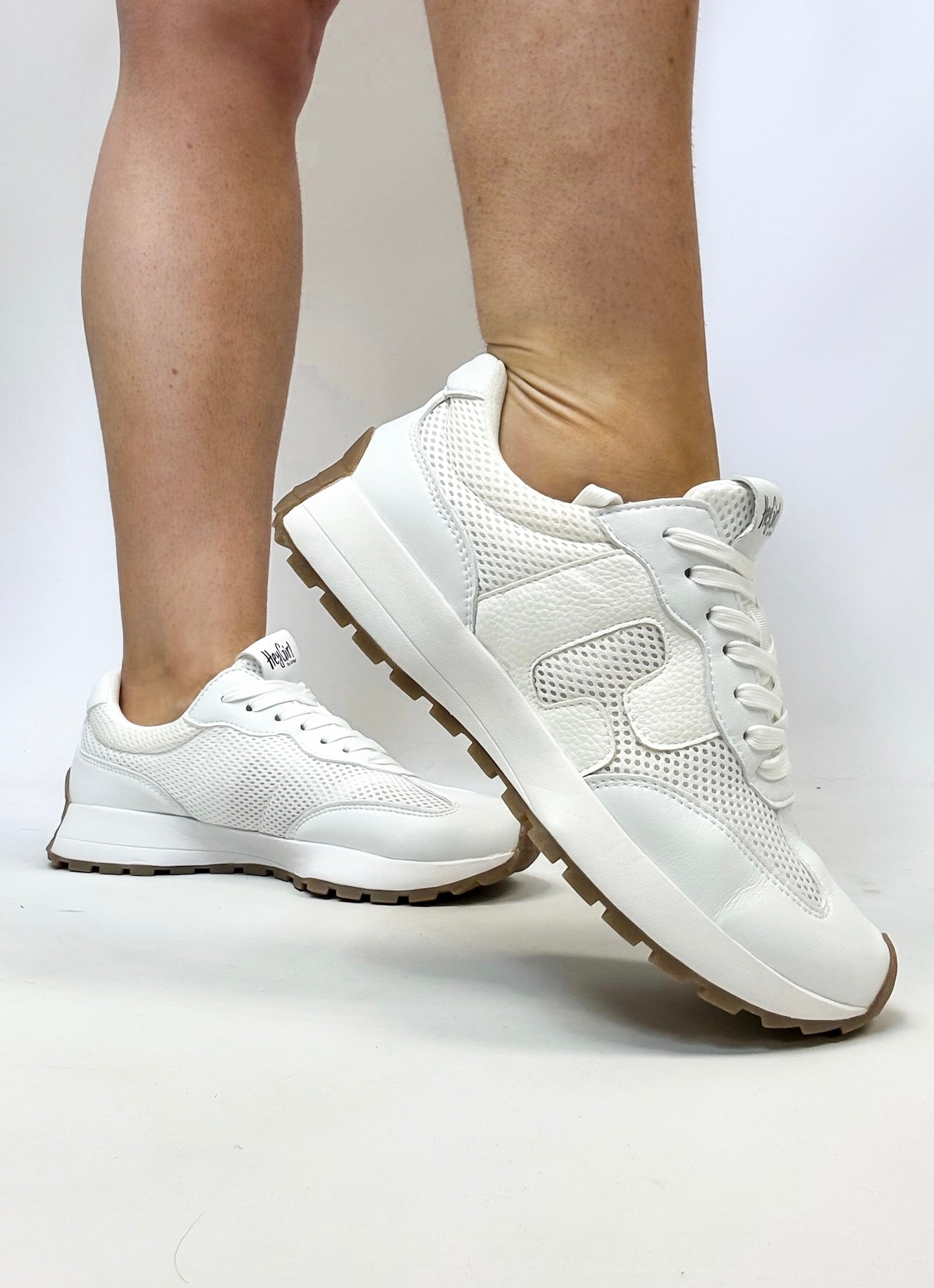 Corky's White No Prob Sneakers