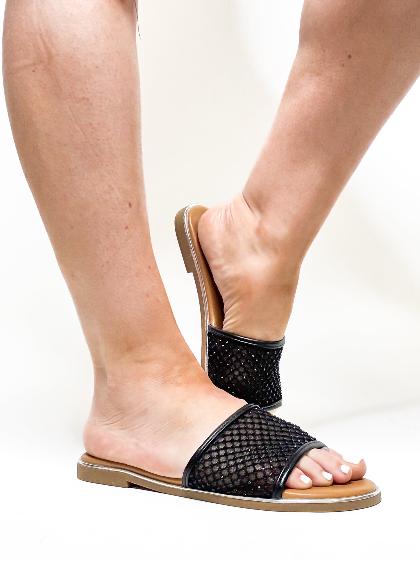Corky's Black Just Meshin With Ya Sandals - FINAL SALE