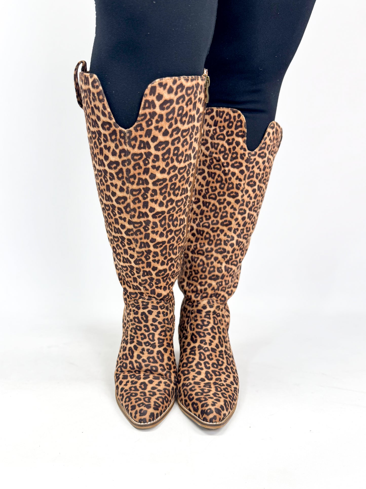 Corky's Leopard Hats Off Boots - Wide Calf