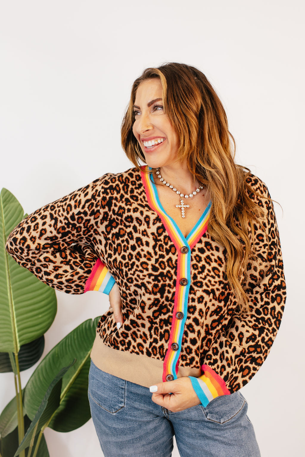 Leopard Pop Cardigan