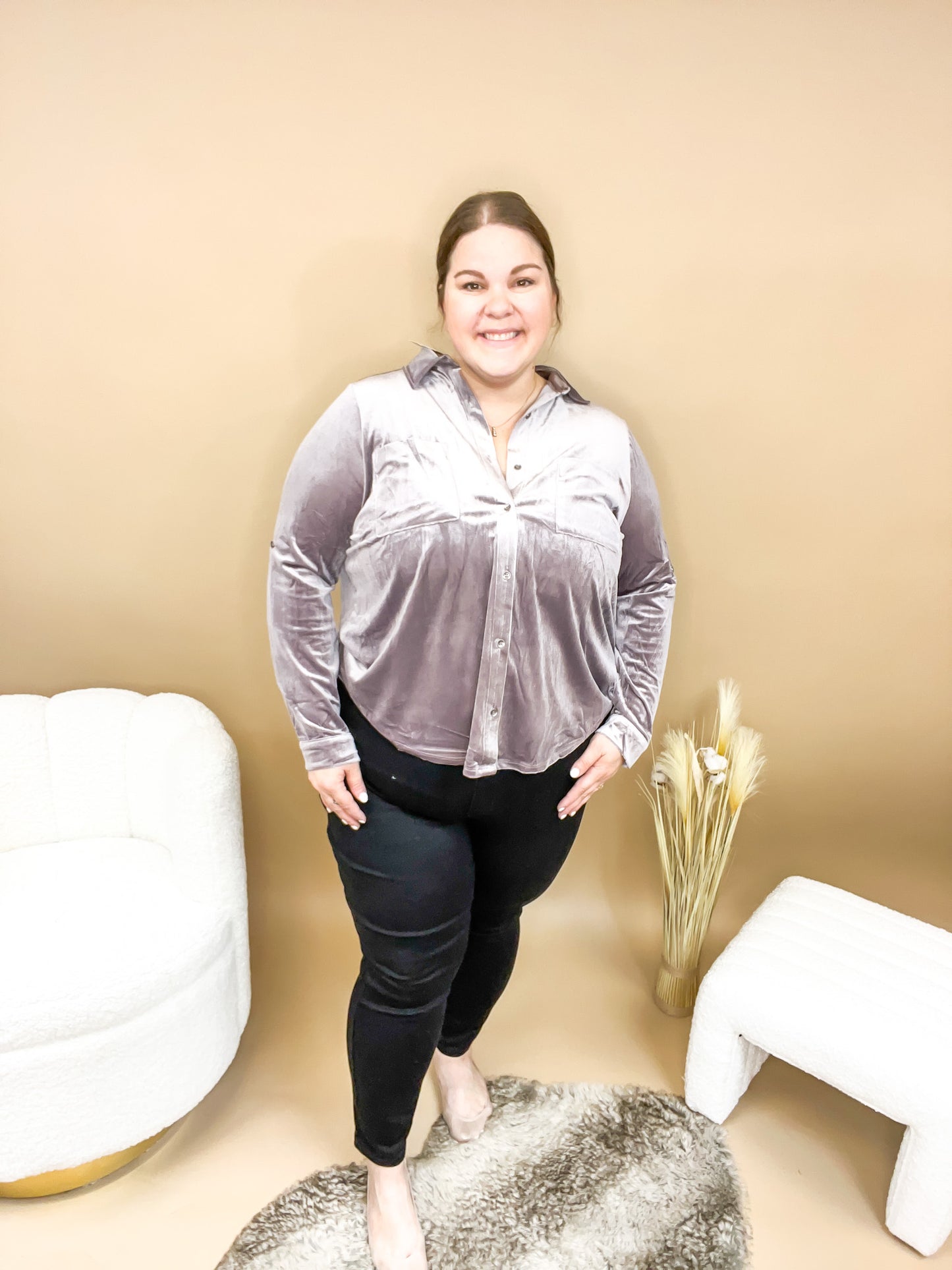 It's Fate Velvet Top - Reg/Curvy