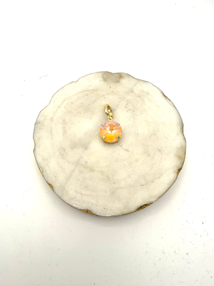 Round Charm 14MM in Sunshine Shimmer