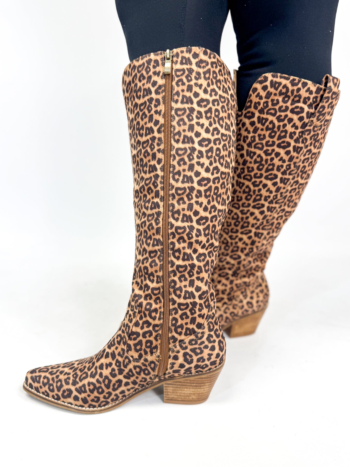 Corky's Leopard Hats Off Boots - Wide Calf