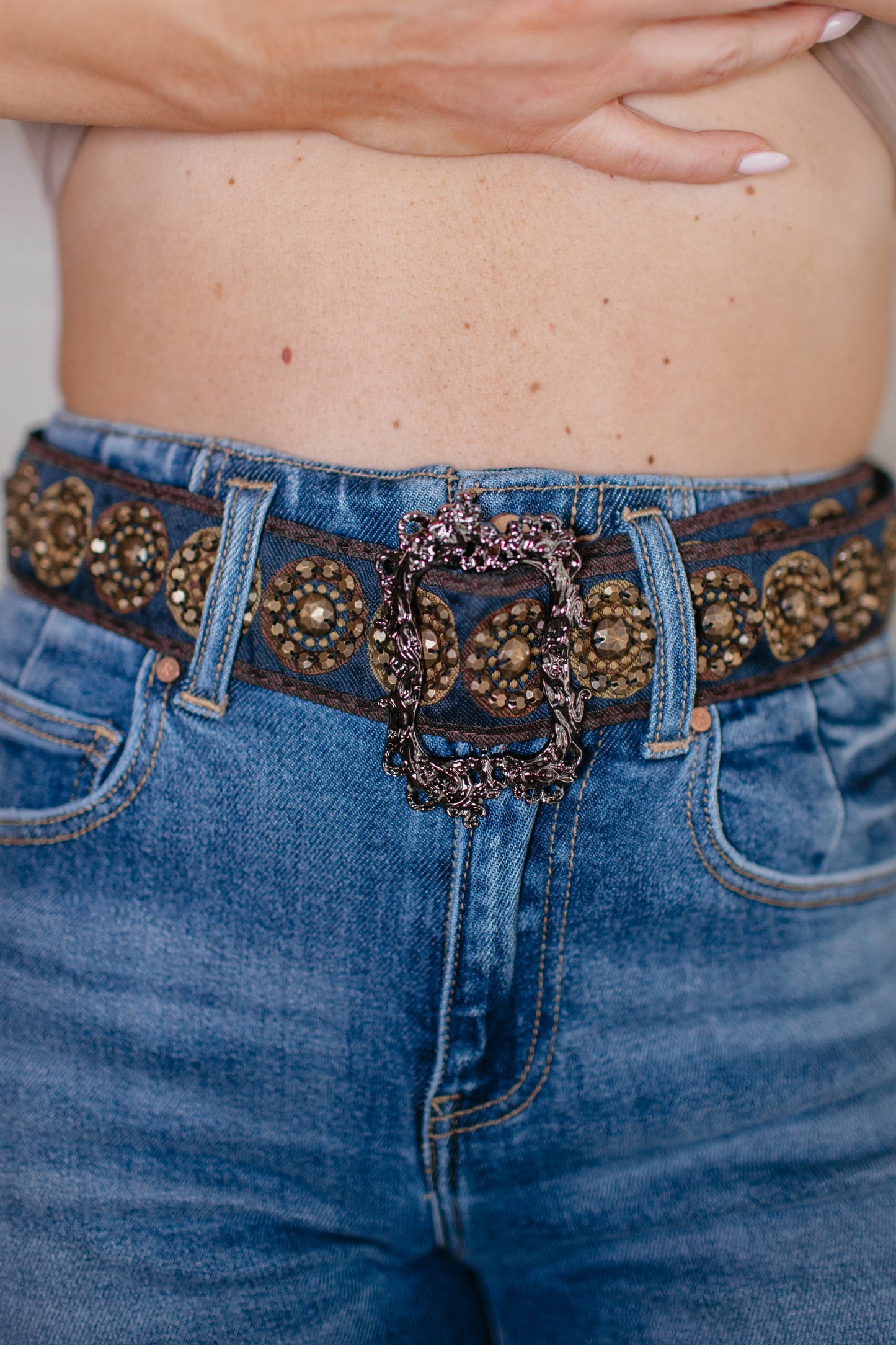 Navy Multi Belt