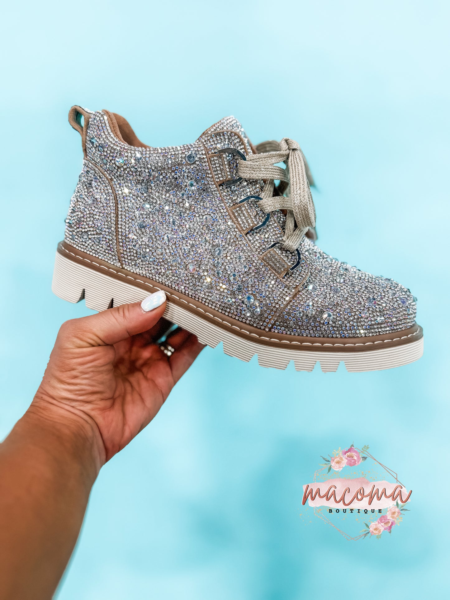 Corky's Clear Rhinestone Campfire Boots