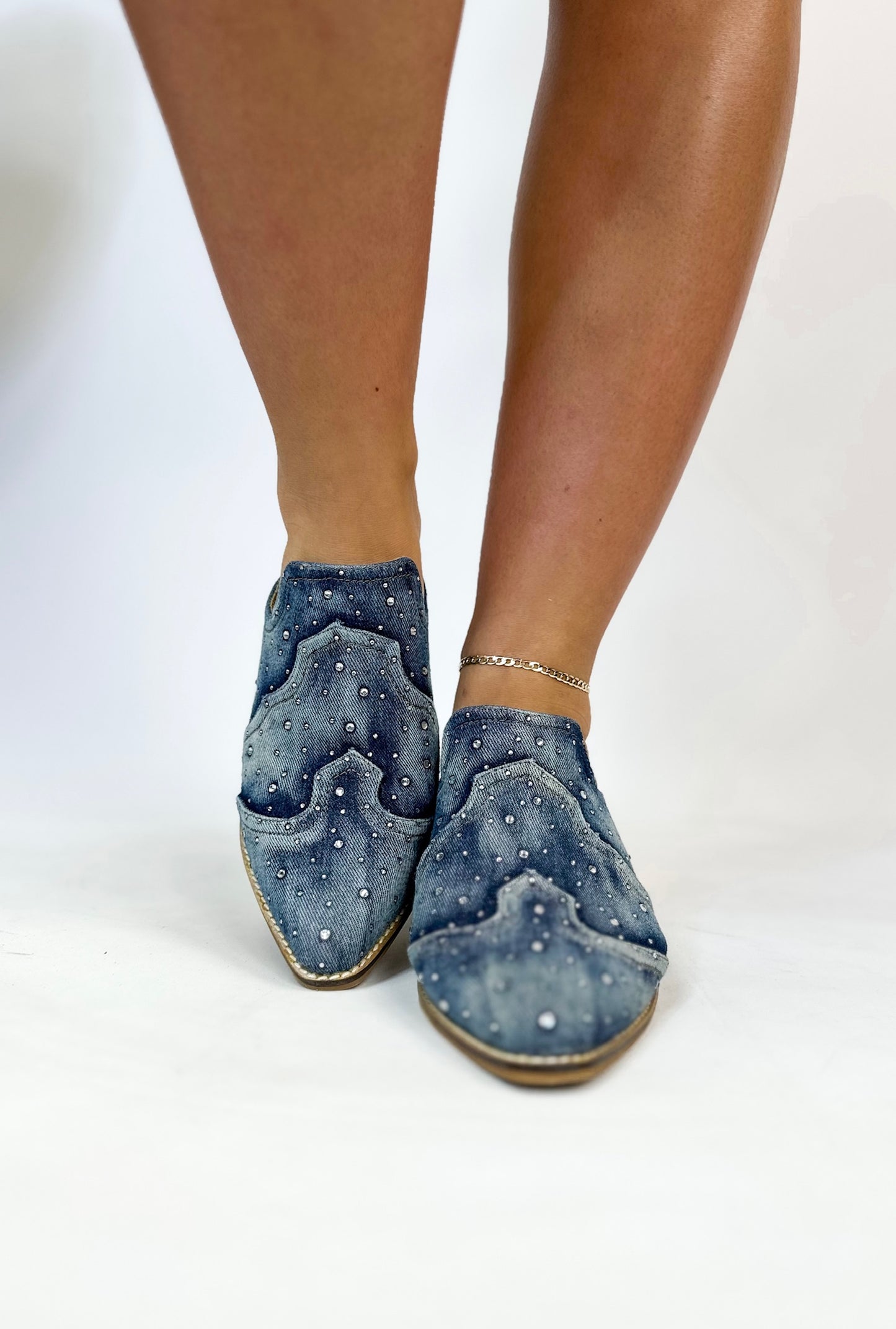 Corkys Blue Washed Denim Tex Mex Boots