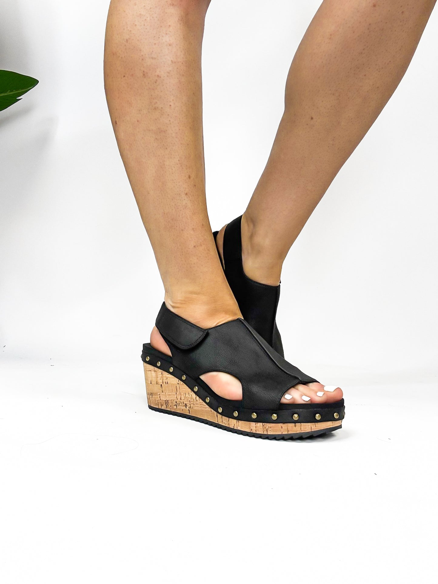 Corky's Black For Keeps Sandals