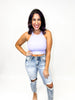 Nothing Better Than You Racer Back Crop Top - Reg/Curvy- FINAL SALE