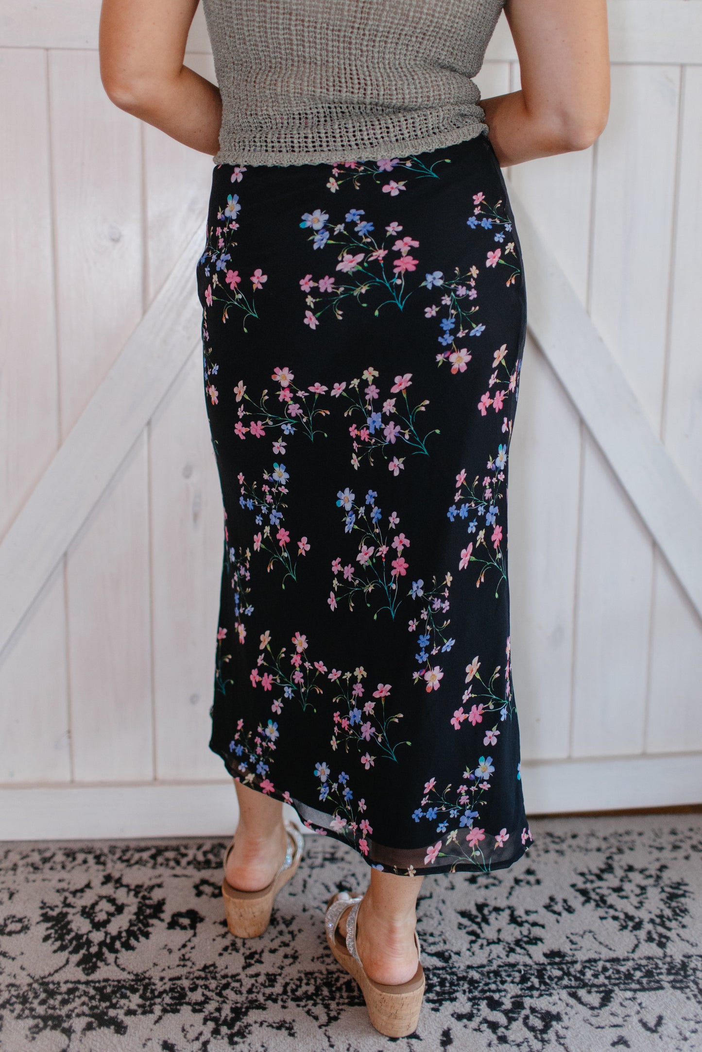 On the Same Page Skirt- FINAL SALE