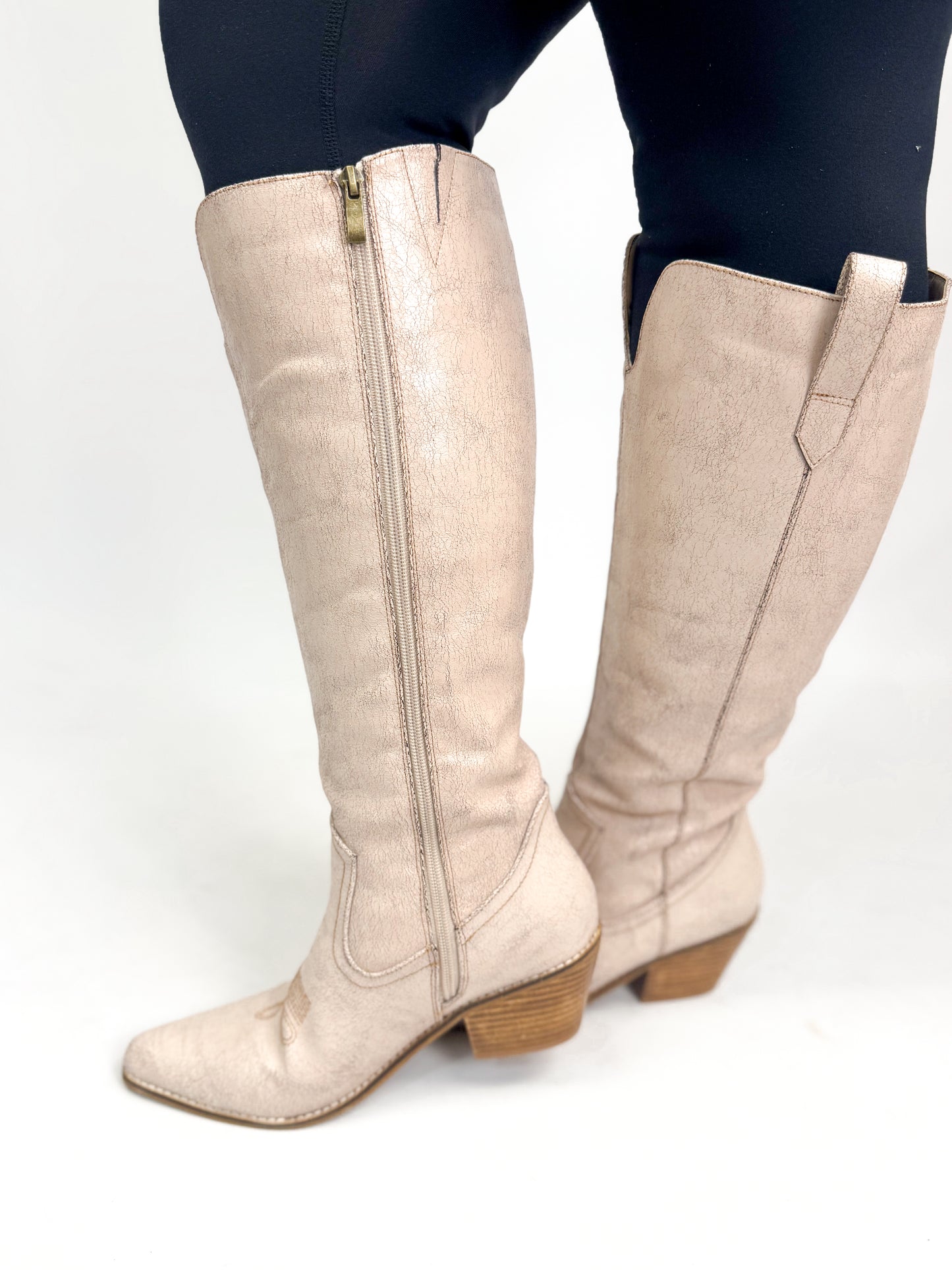 Corky's Putty Crackle Hats Off Boots - Wide Calf