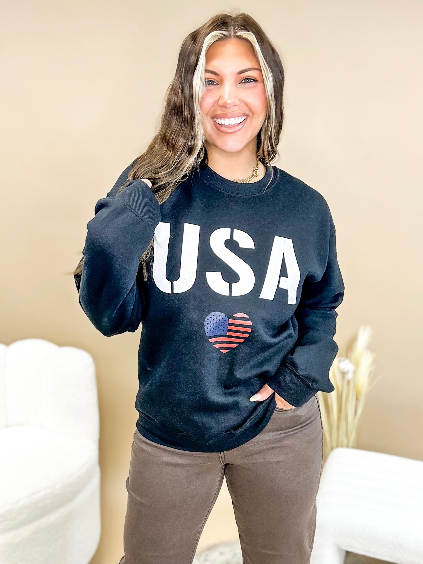 We Love The USA Sweatshirt