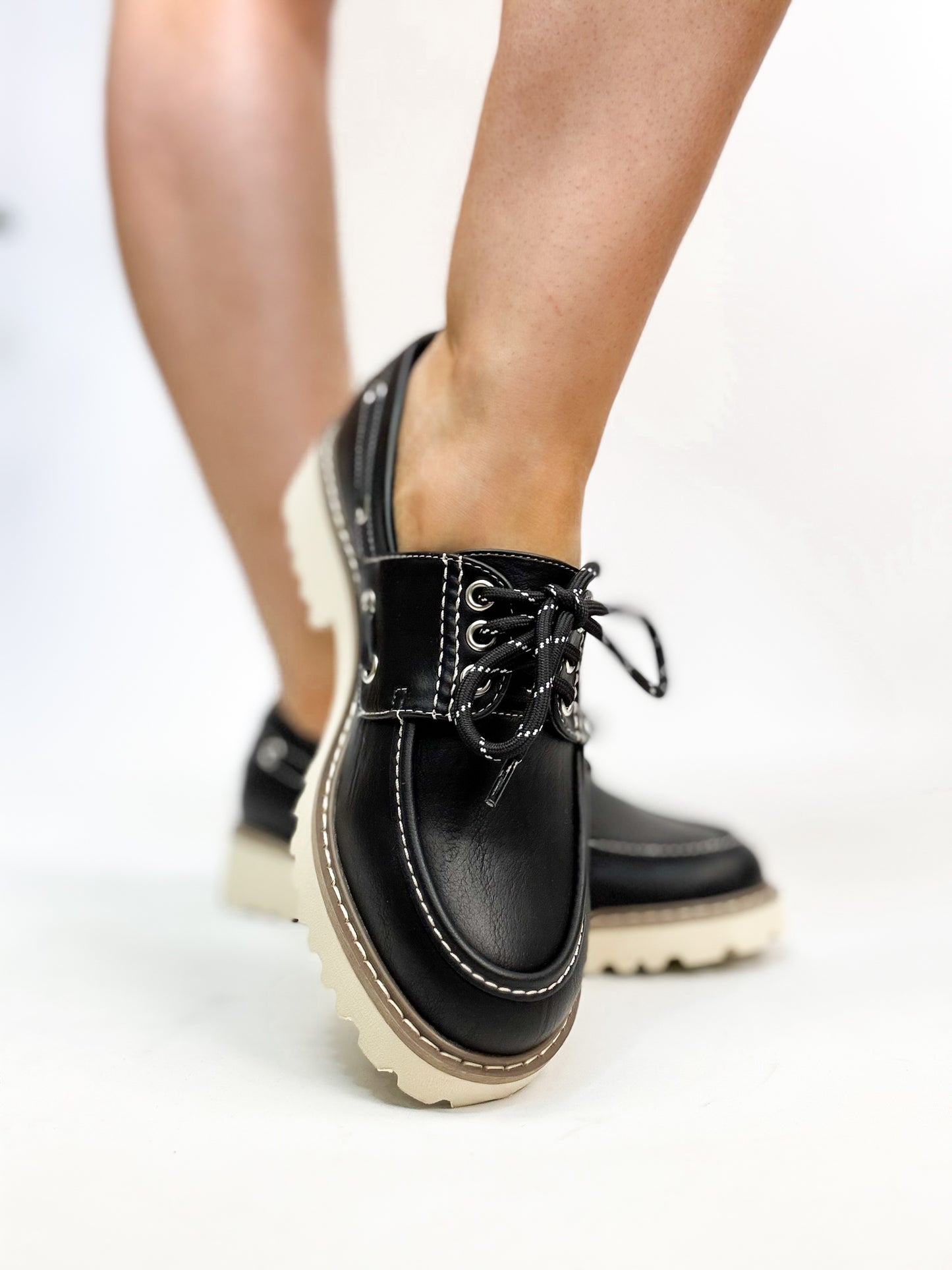 Corky's Black Dockside Shoes
