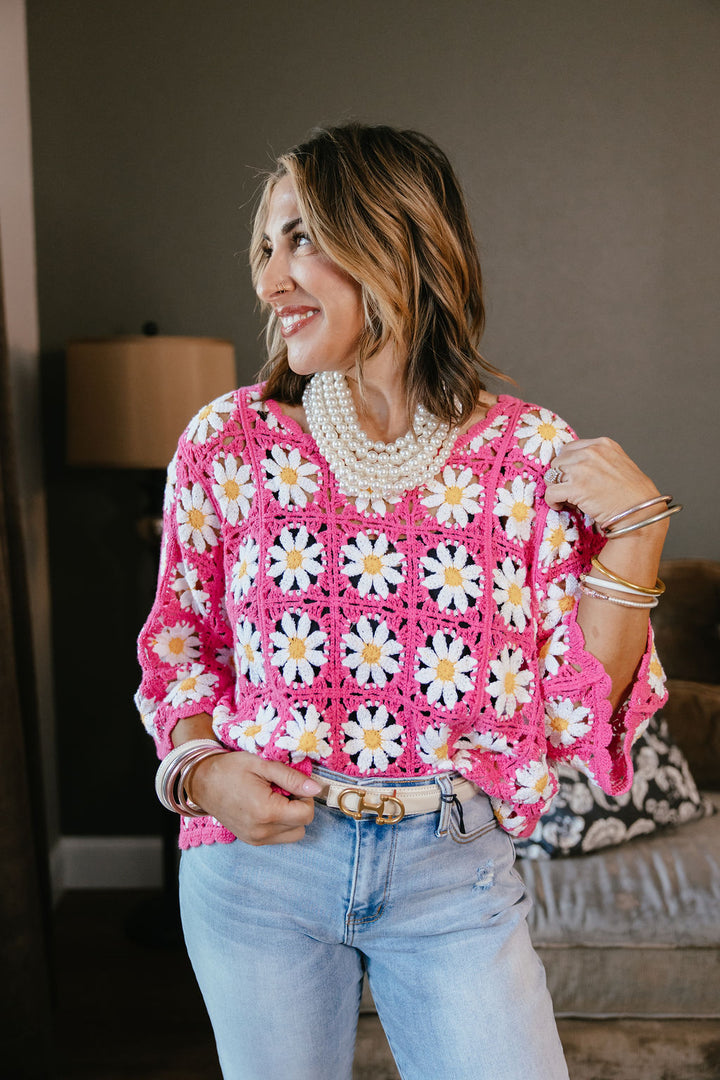 Malibu Daisy Sweater