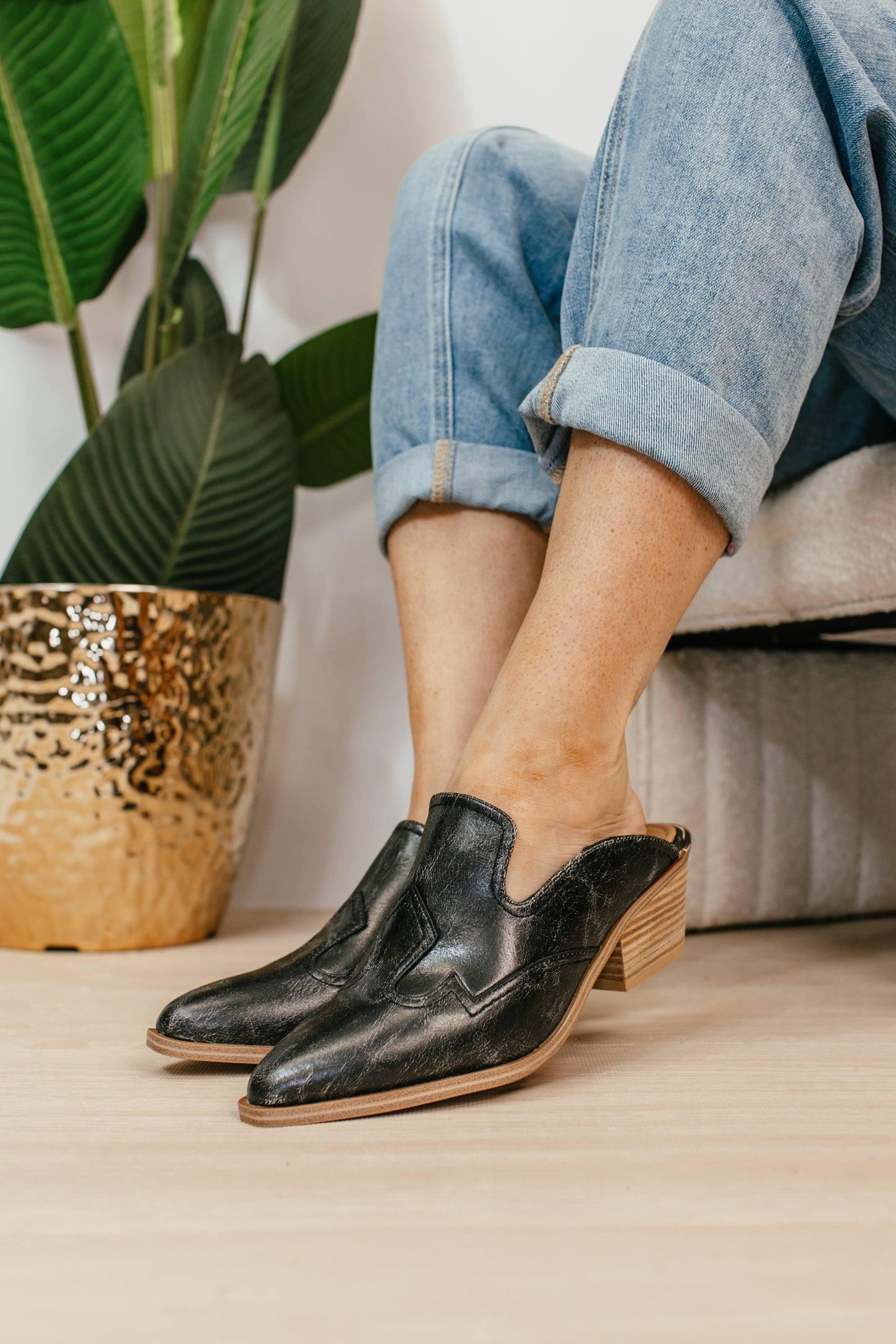 Corky's Black Saloon Shoes