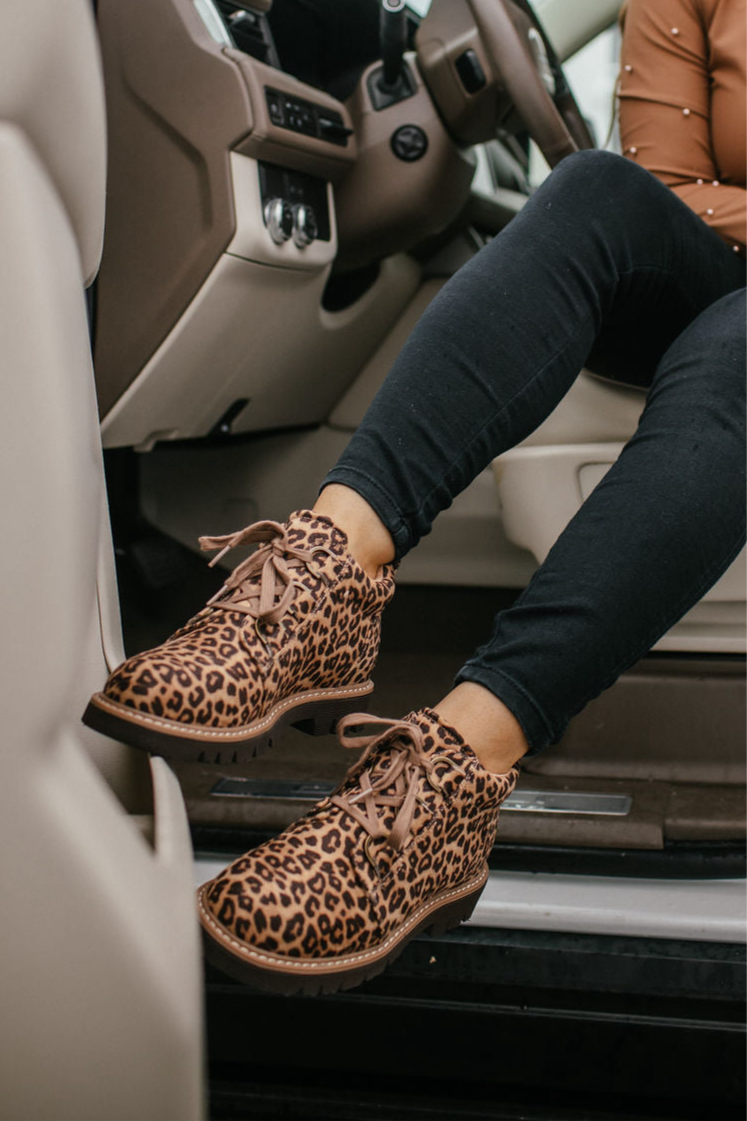 Corky's Leopard Campfire Boots