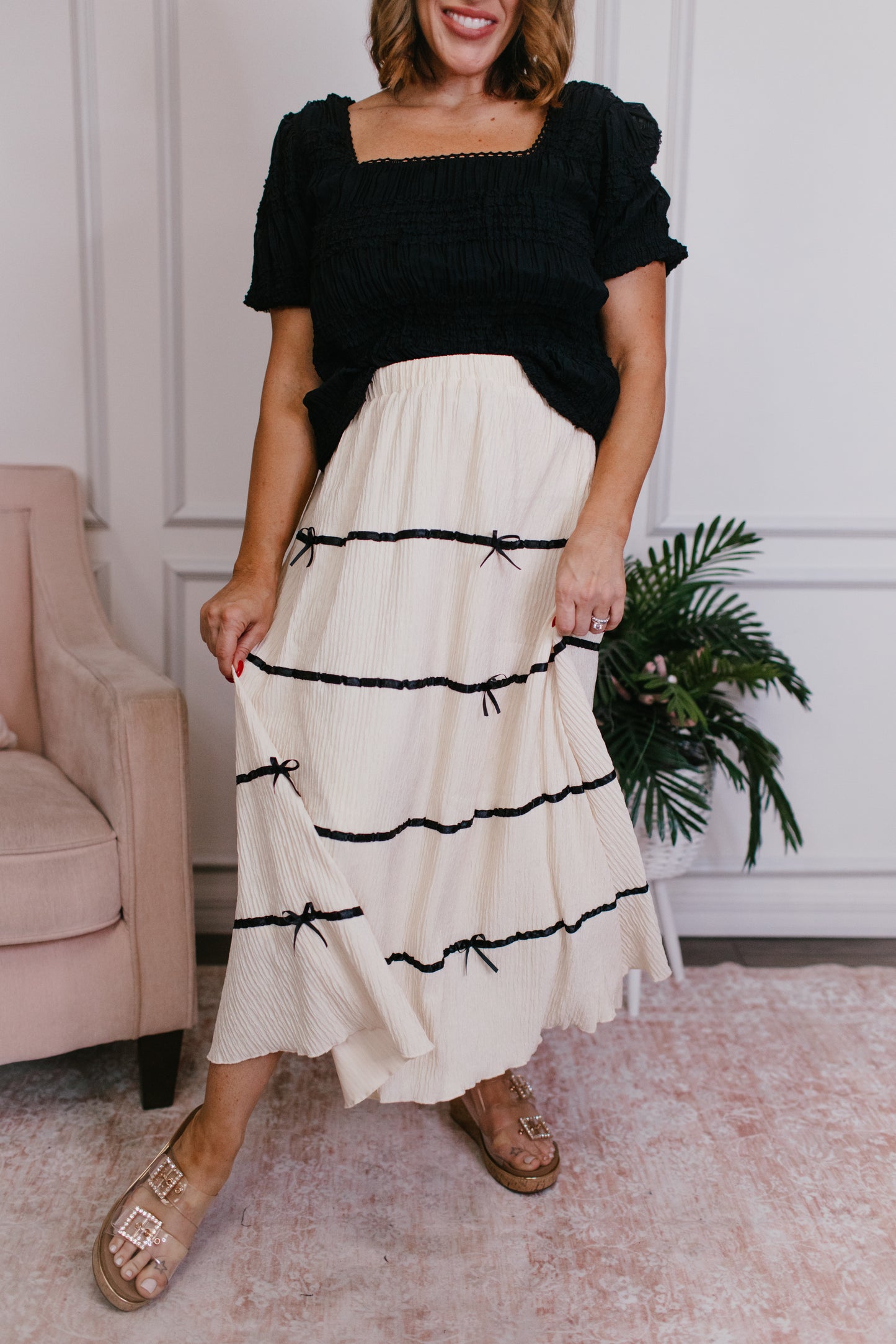 Rows of Bows Skirt - Reg/Curvy