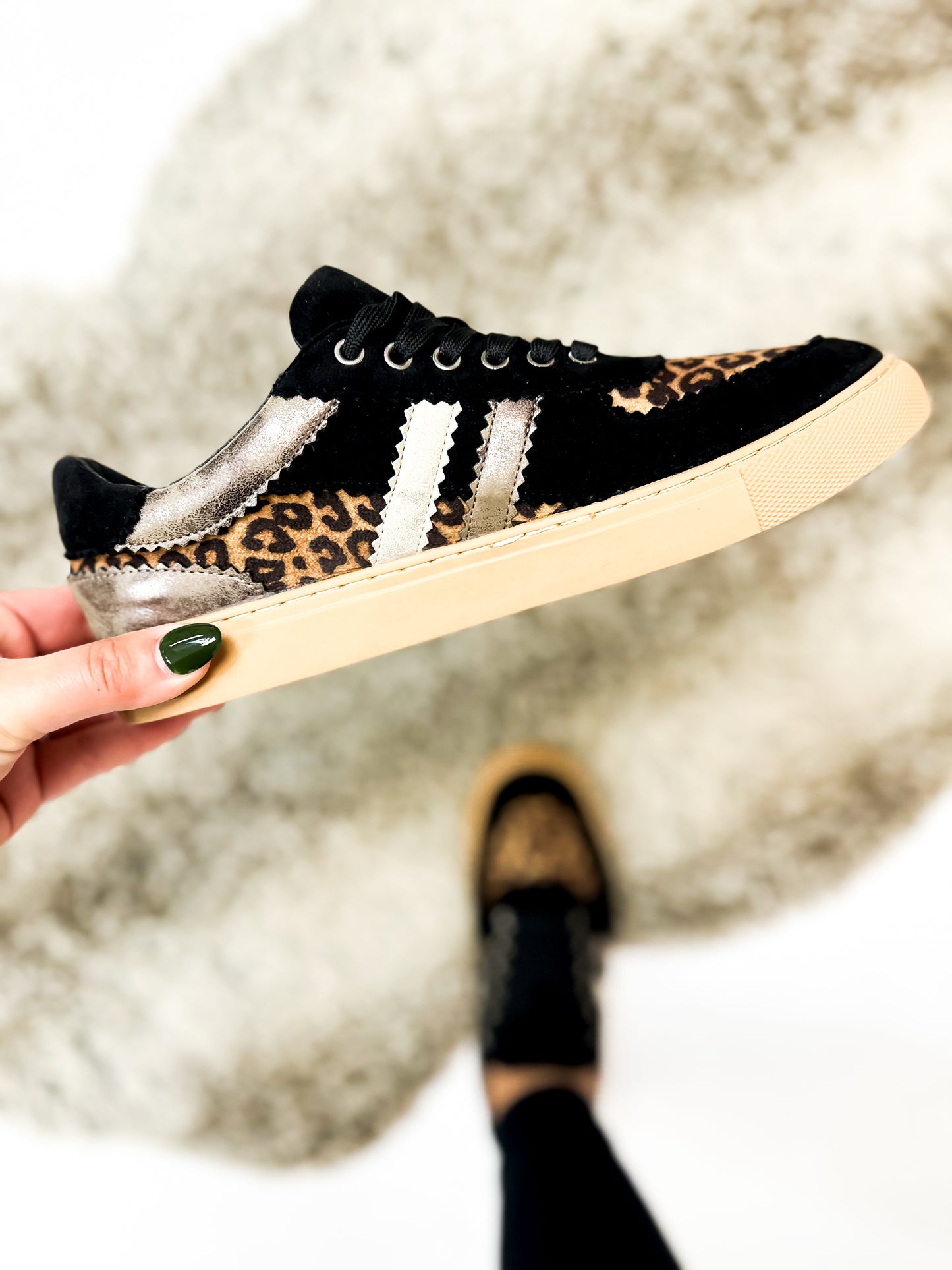 Corky's Black Rizz Sneakers - FINAL SALE