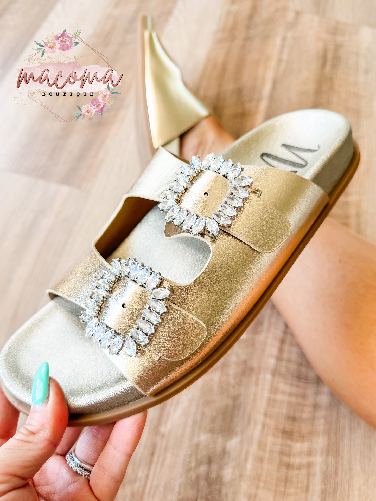 Champagne Stellar Sandals - FINAL SALE