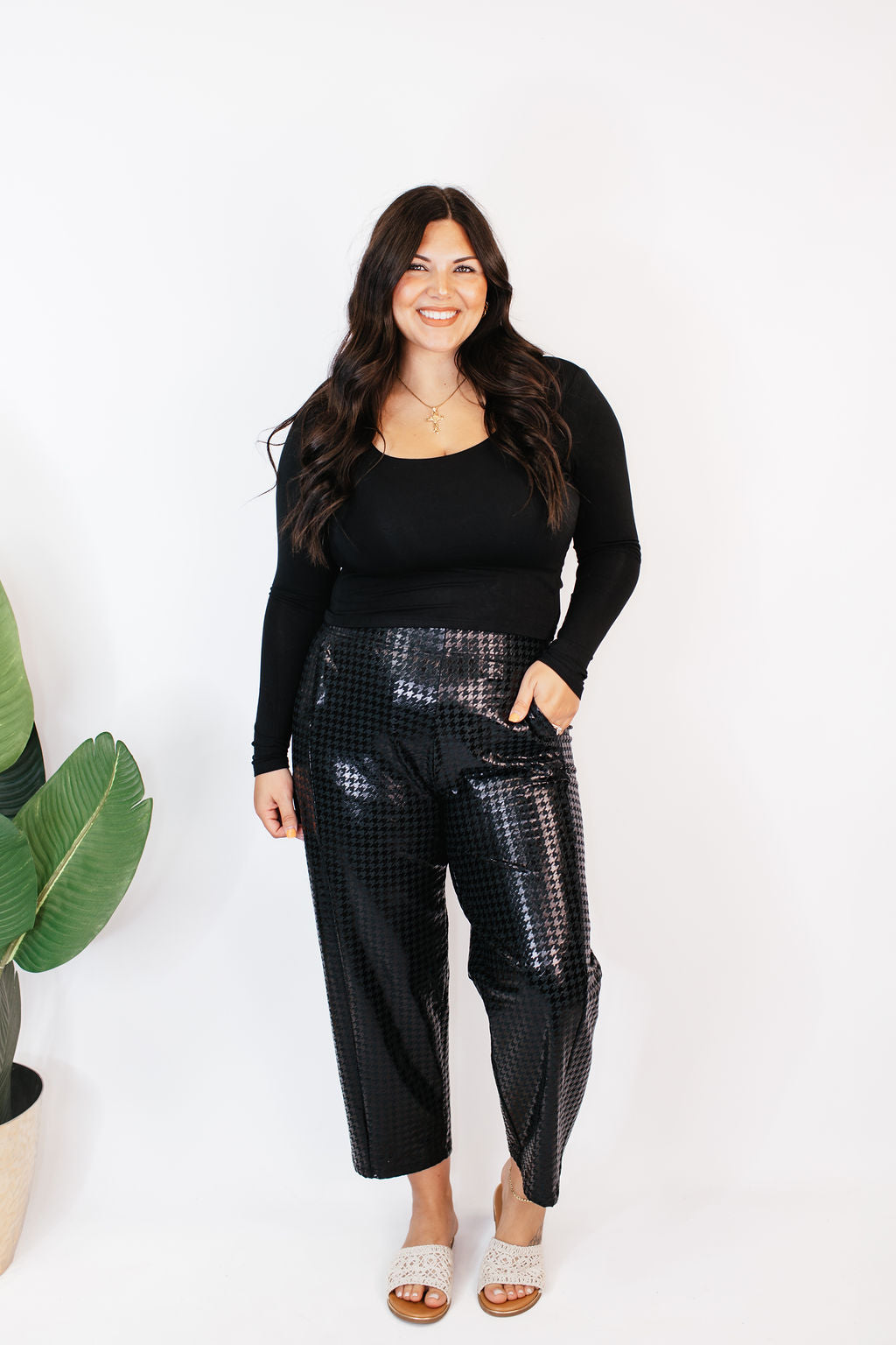 Out Of Touch Top in Black