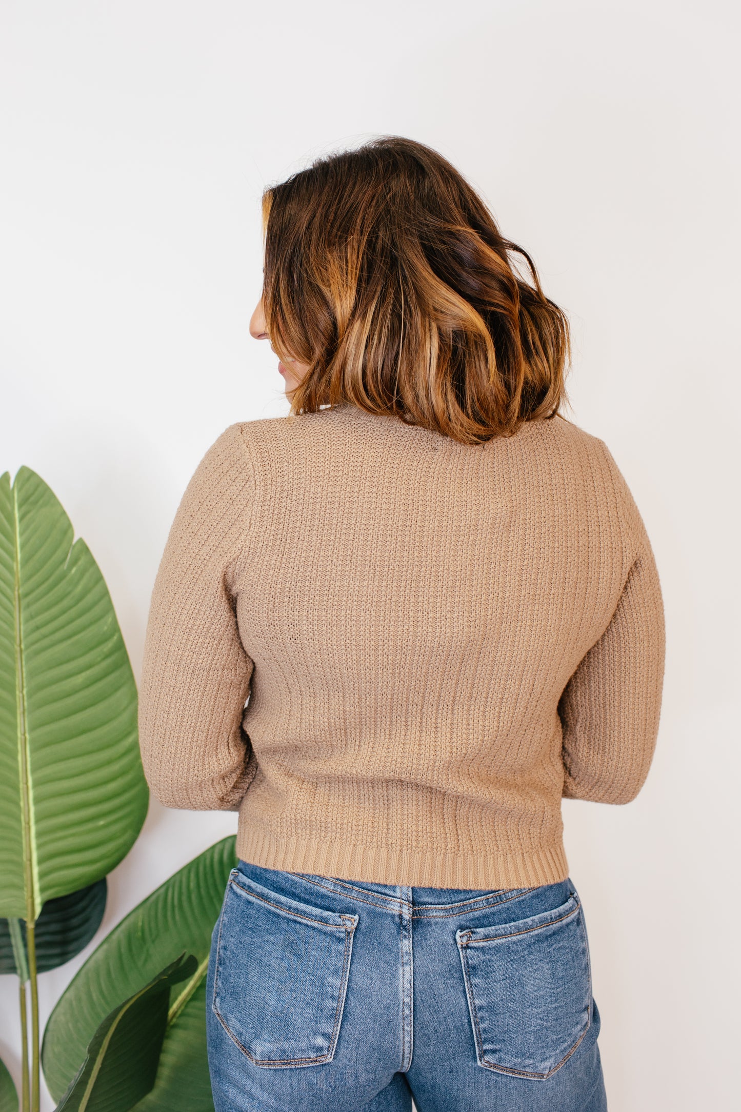 Luxe Button-Up Sweater Jacket