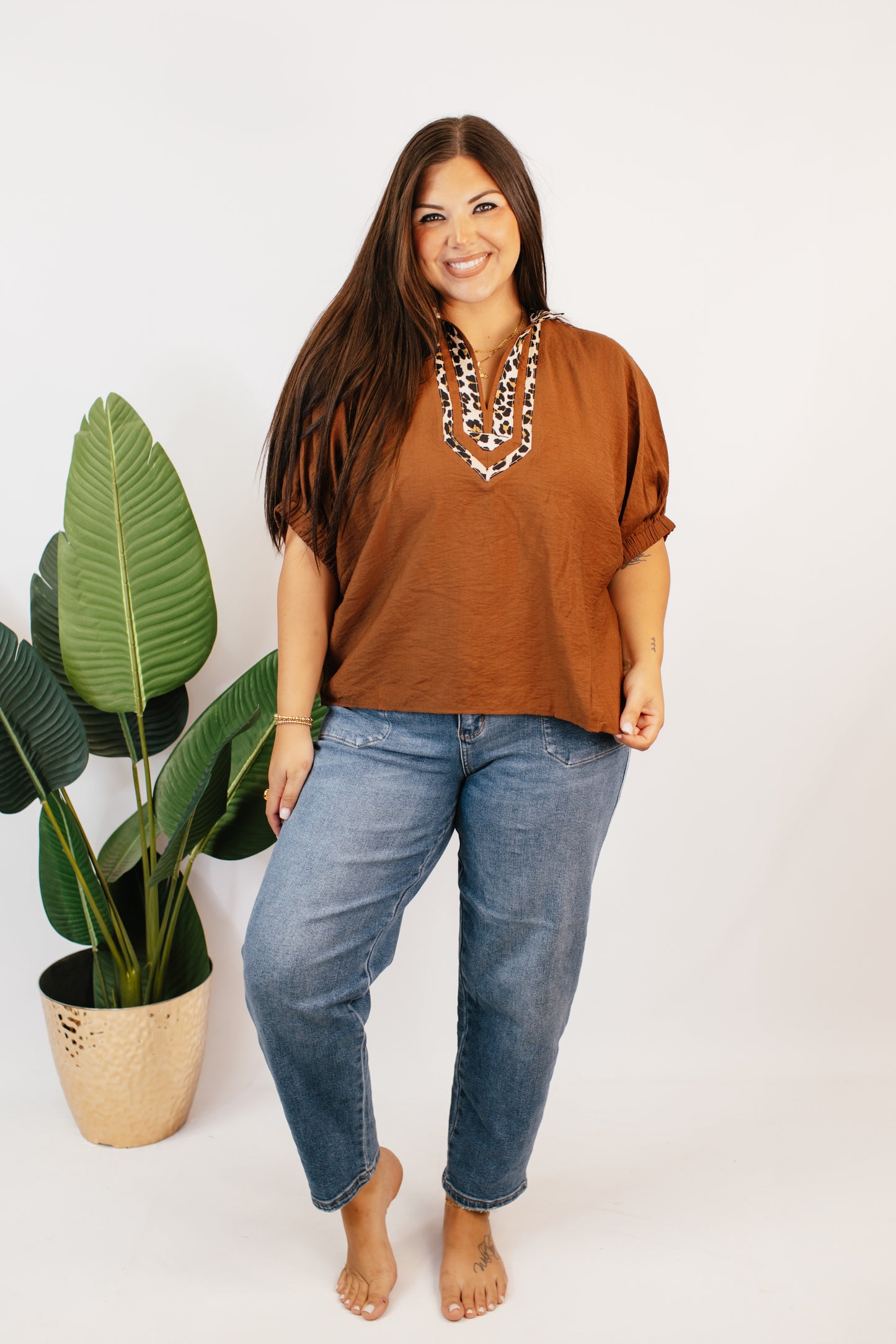 Wild Detail Neutral Top