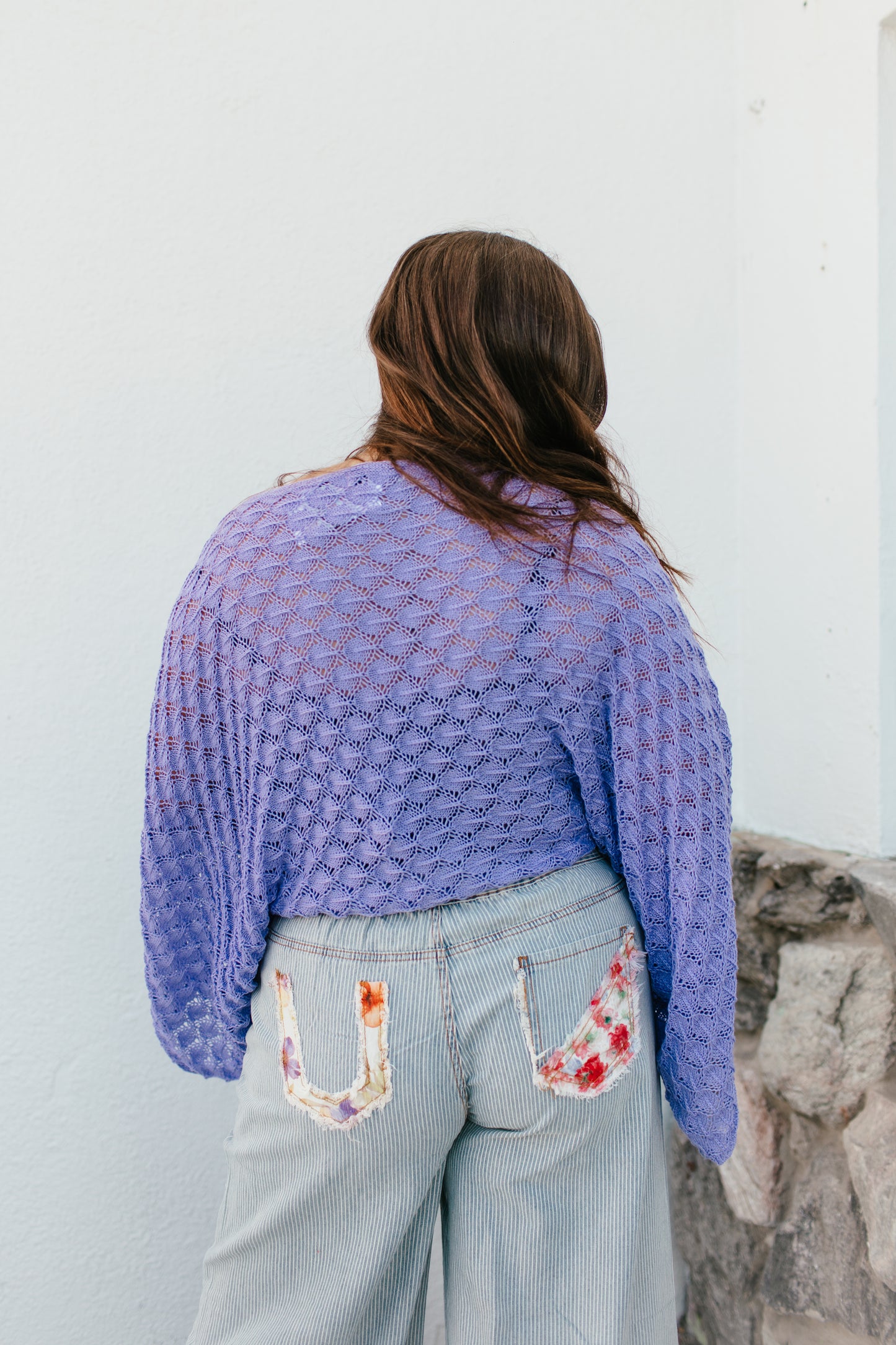 Spring Free Spirit Bell Sleeve Top In Purple
