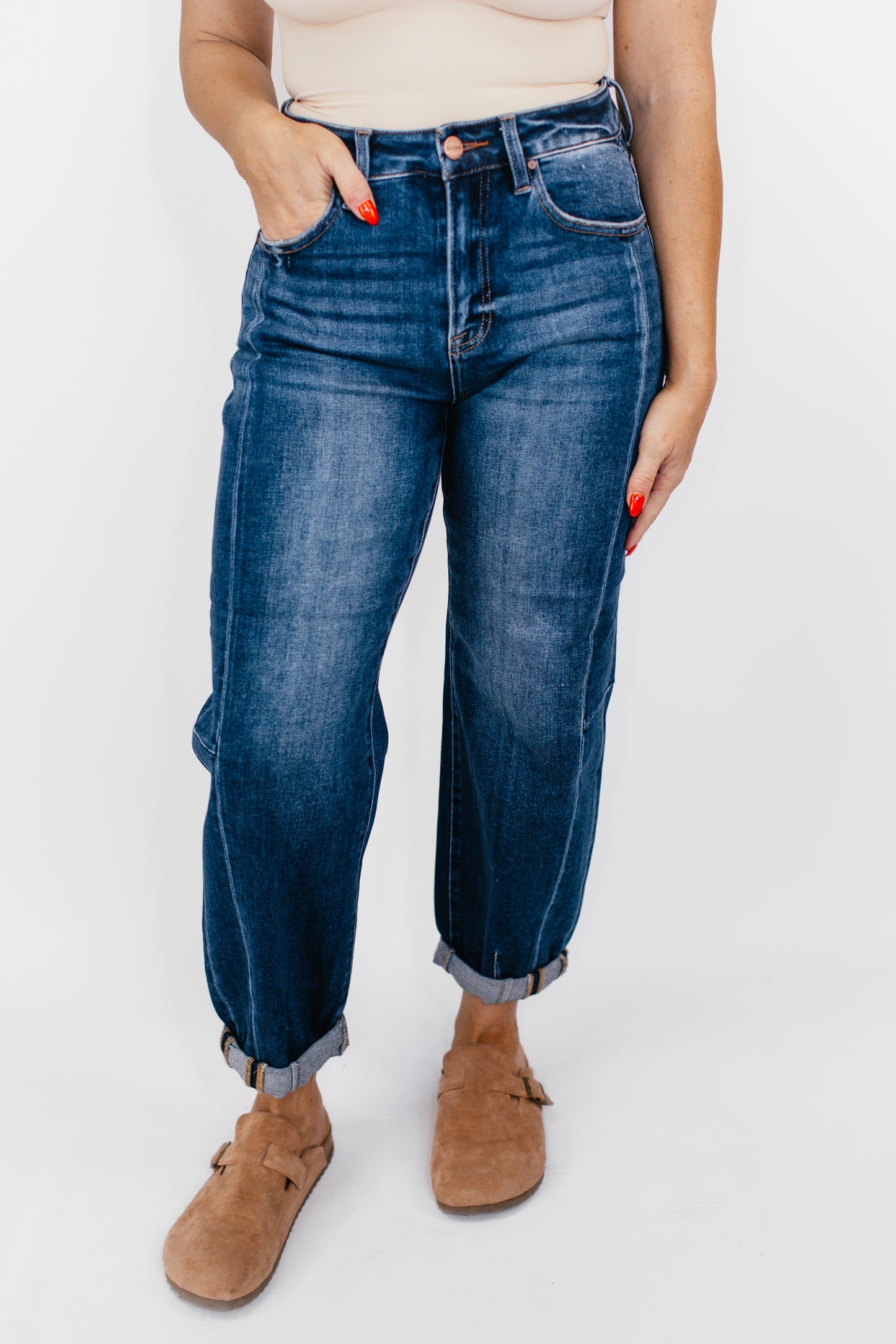 Blue Hour Barrel Jeans