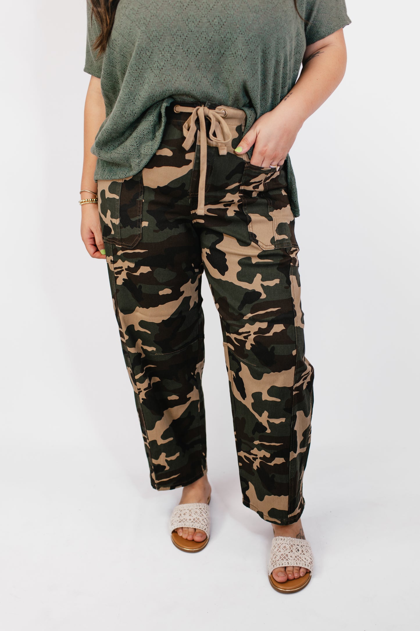 Camo Barrel Pants - Reg/Curvy