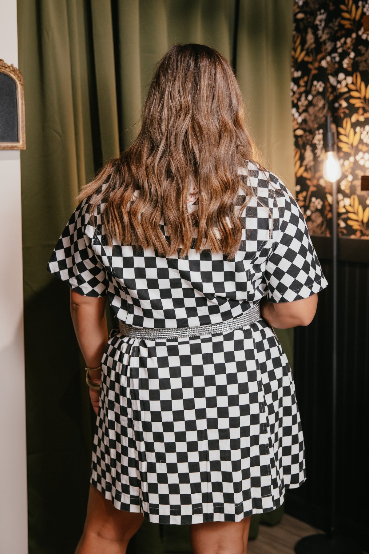 Checkered Charm Dress