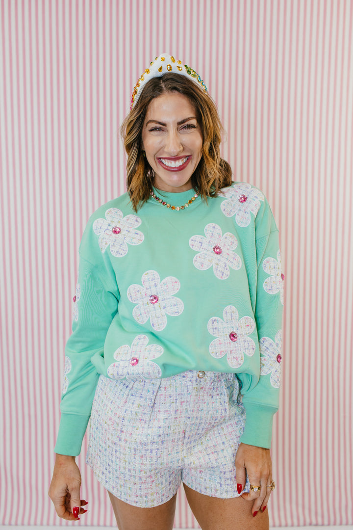 Darling Daisies Sweatshirt By Brianna Cannon