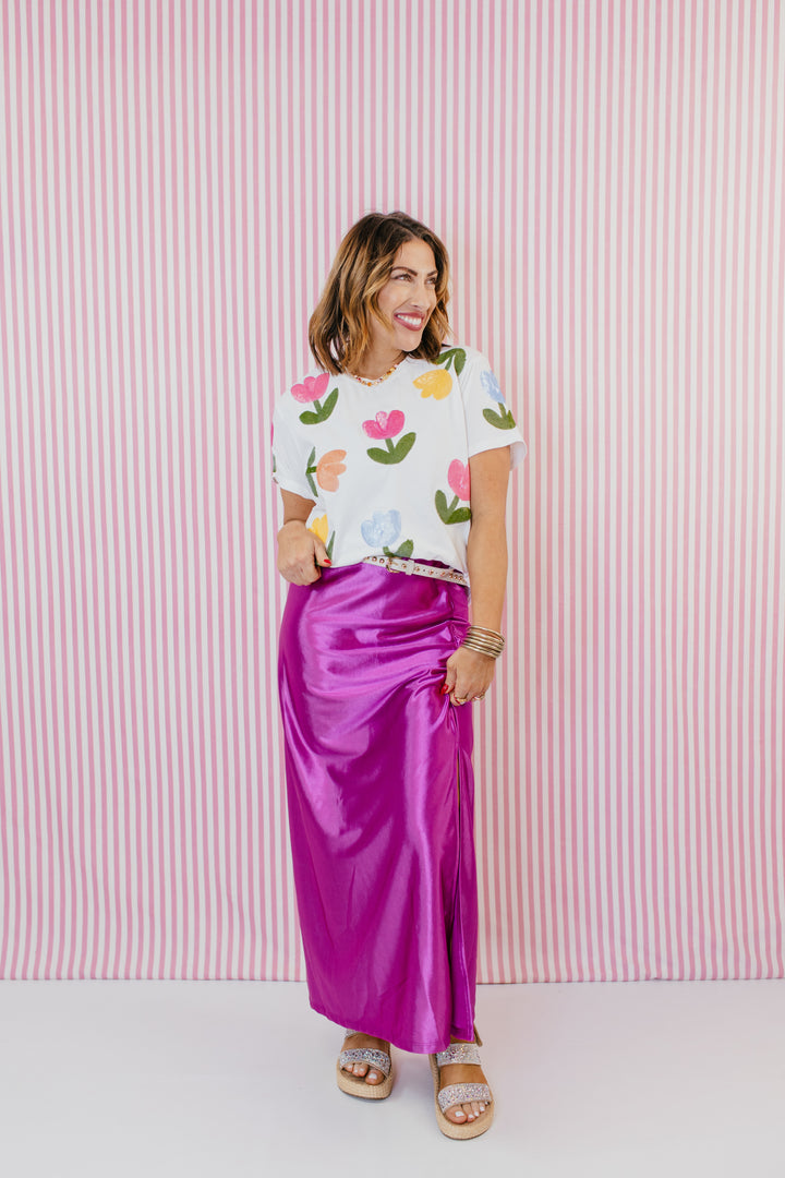 Power Play Skirt In Orchid Casino - Reg & Curvy