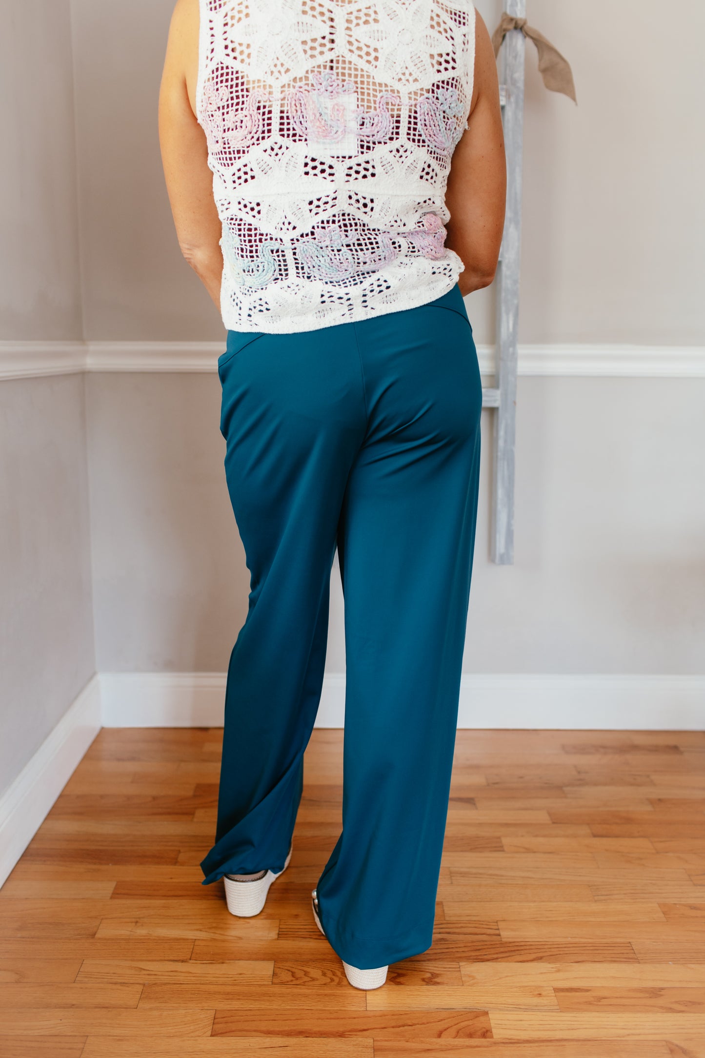 Elevate Everyday Pants In Teal - Reg & Curvy