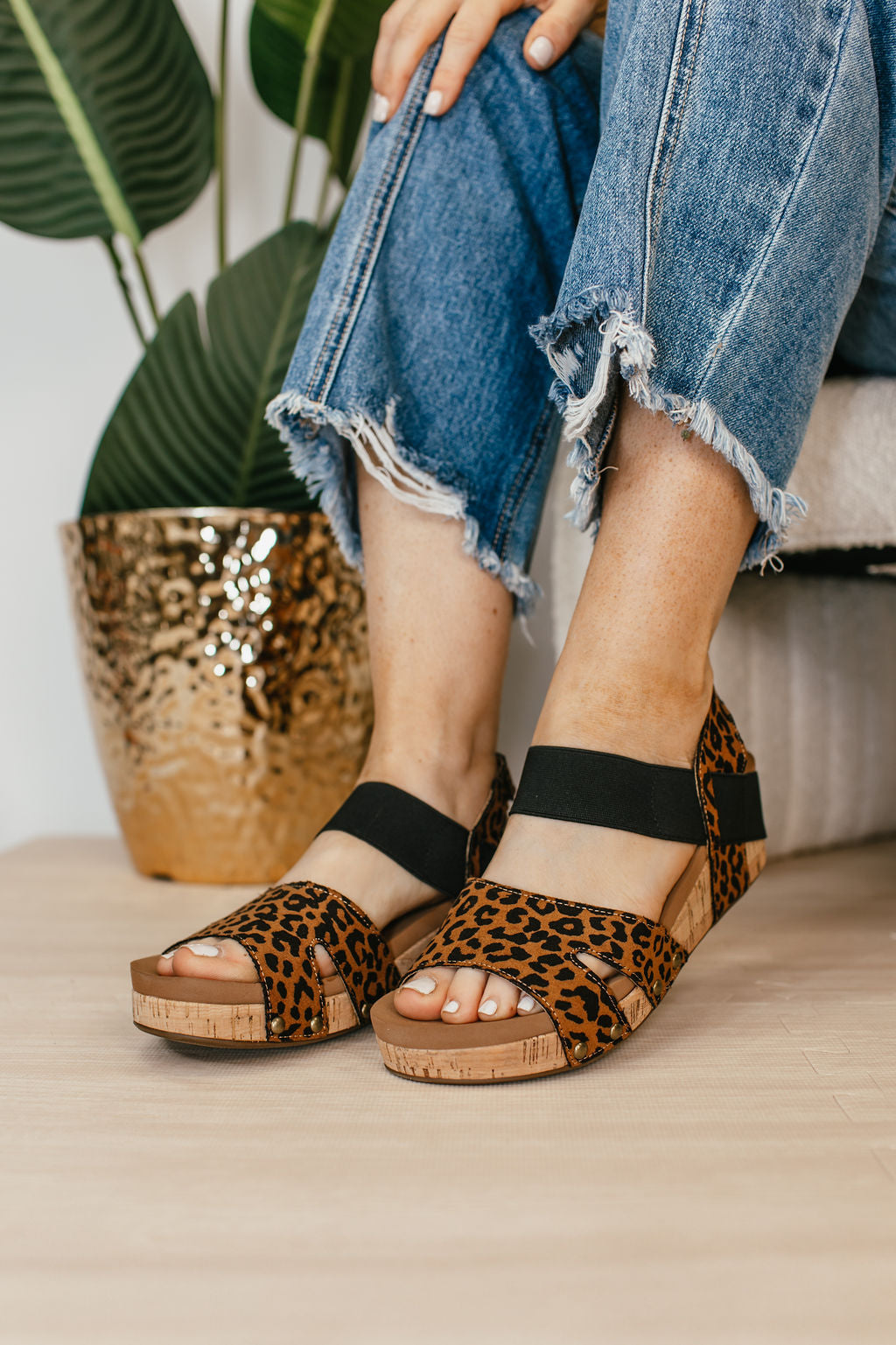 Corky's Leopard Better With Time Wedges