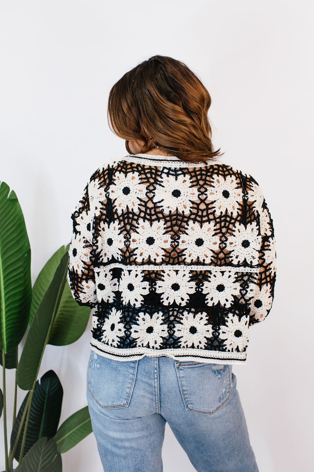 Crop & Crochet Cardigan