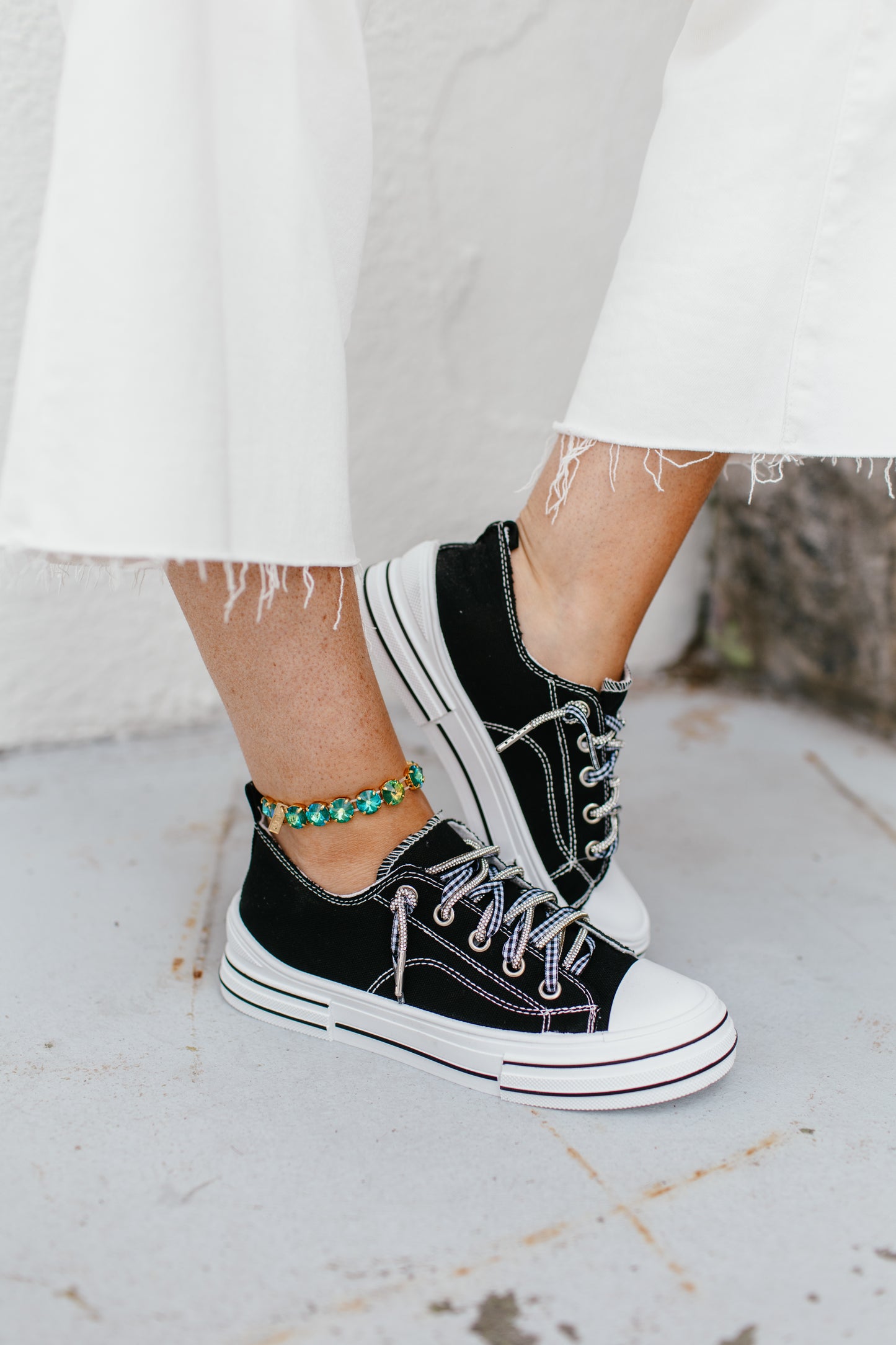 Very G Black Aman Double Sneakers