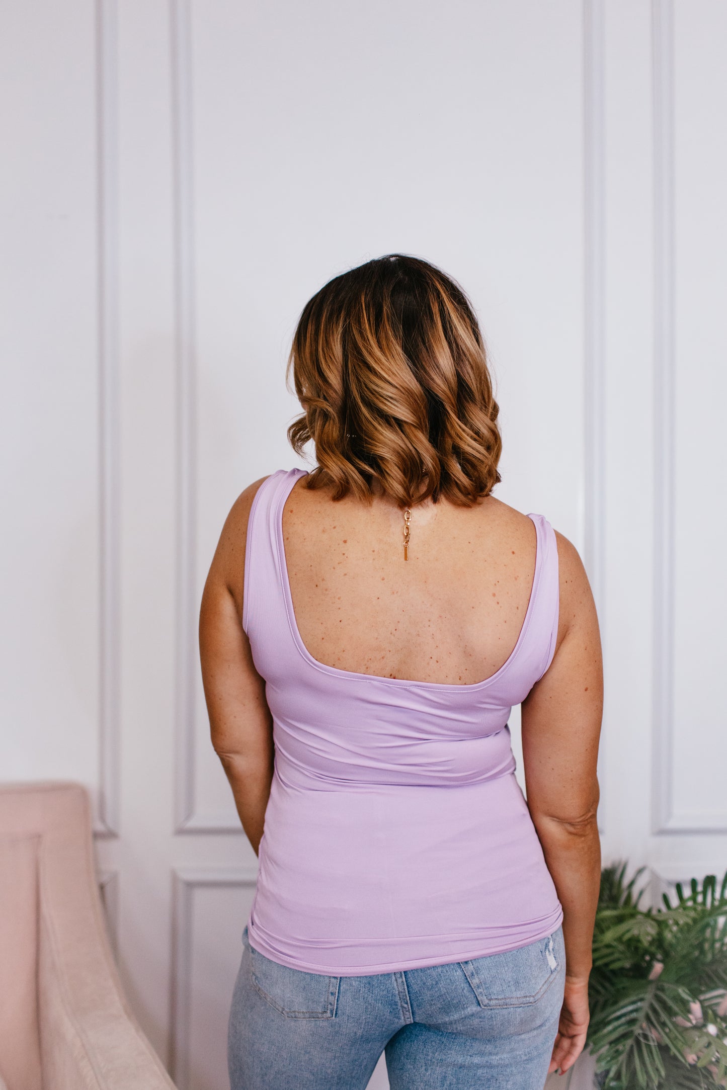 Here's The Scoop Tank in Lilac - Reg/Curvy