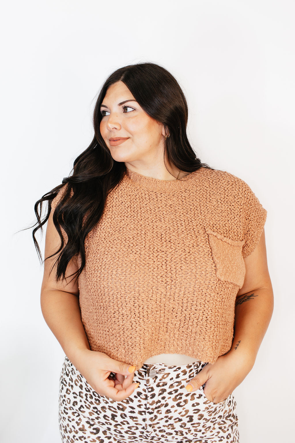 The Must Have Sweater in Light Brown