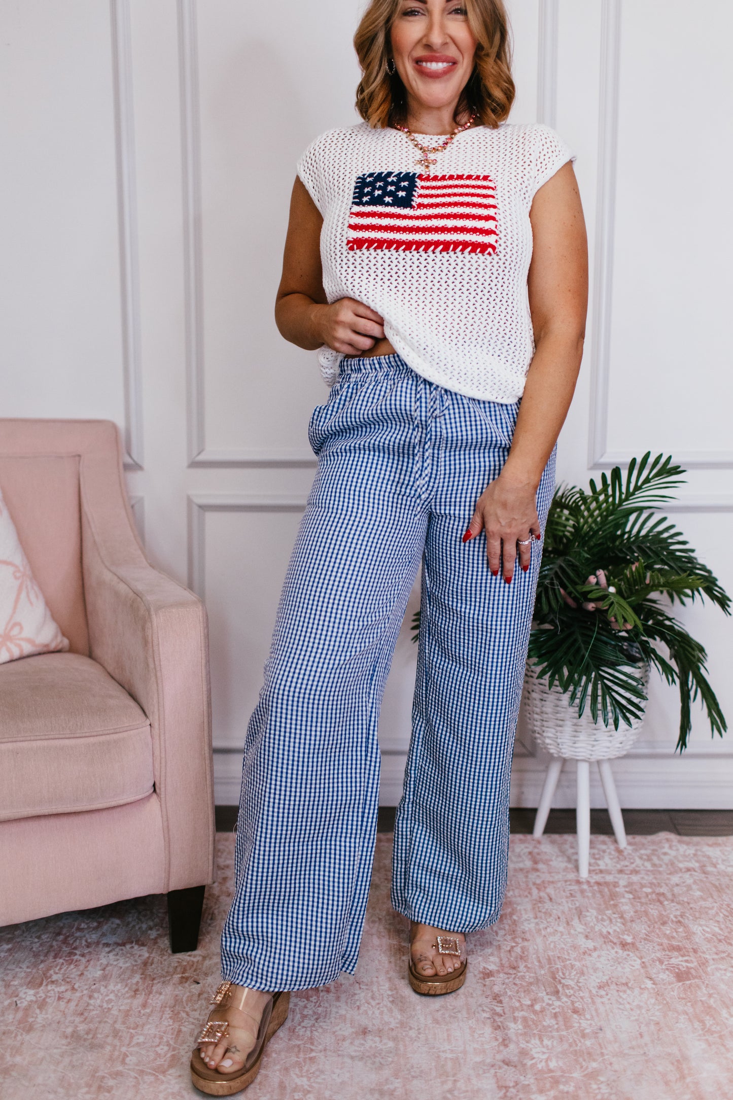 Dream Check Pants - Reg/Curvy