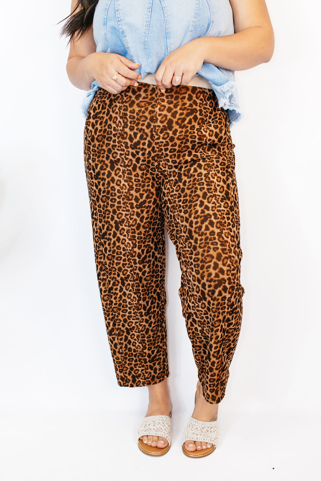 Barrel Pants in Cheetah - Reg/Curvy