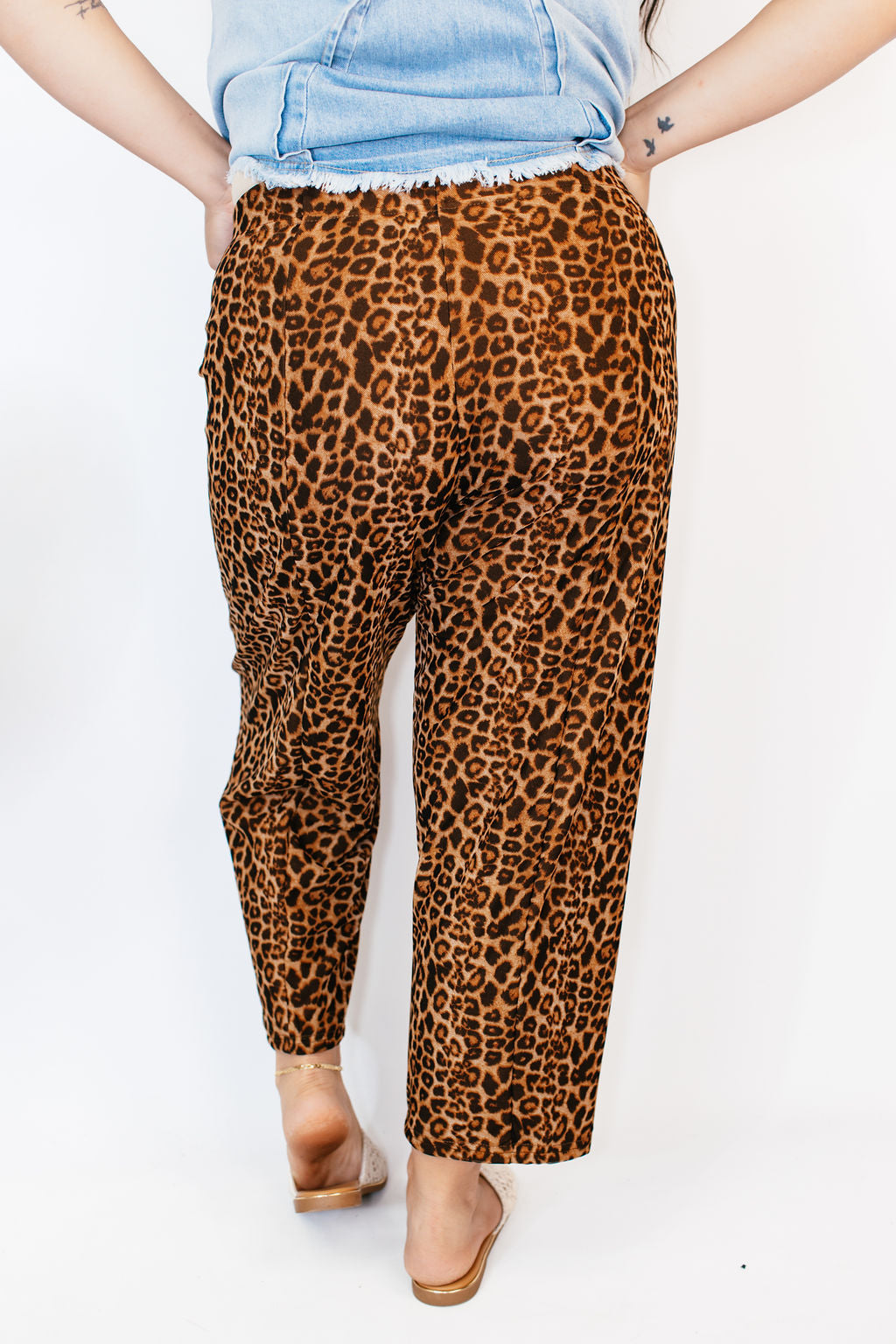 Barrel Pants in Cheetah - Reg/Curvy