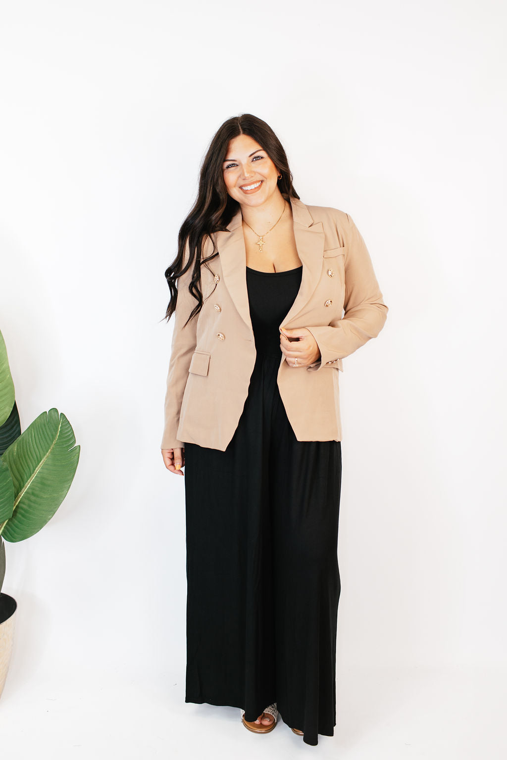 Boss Babe Blazer in Coco