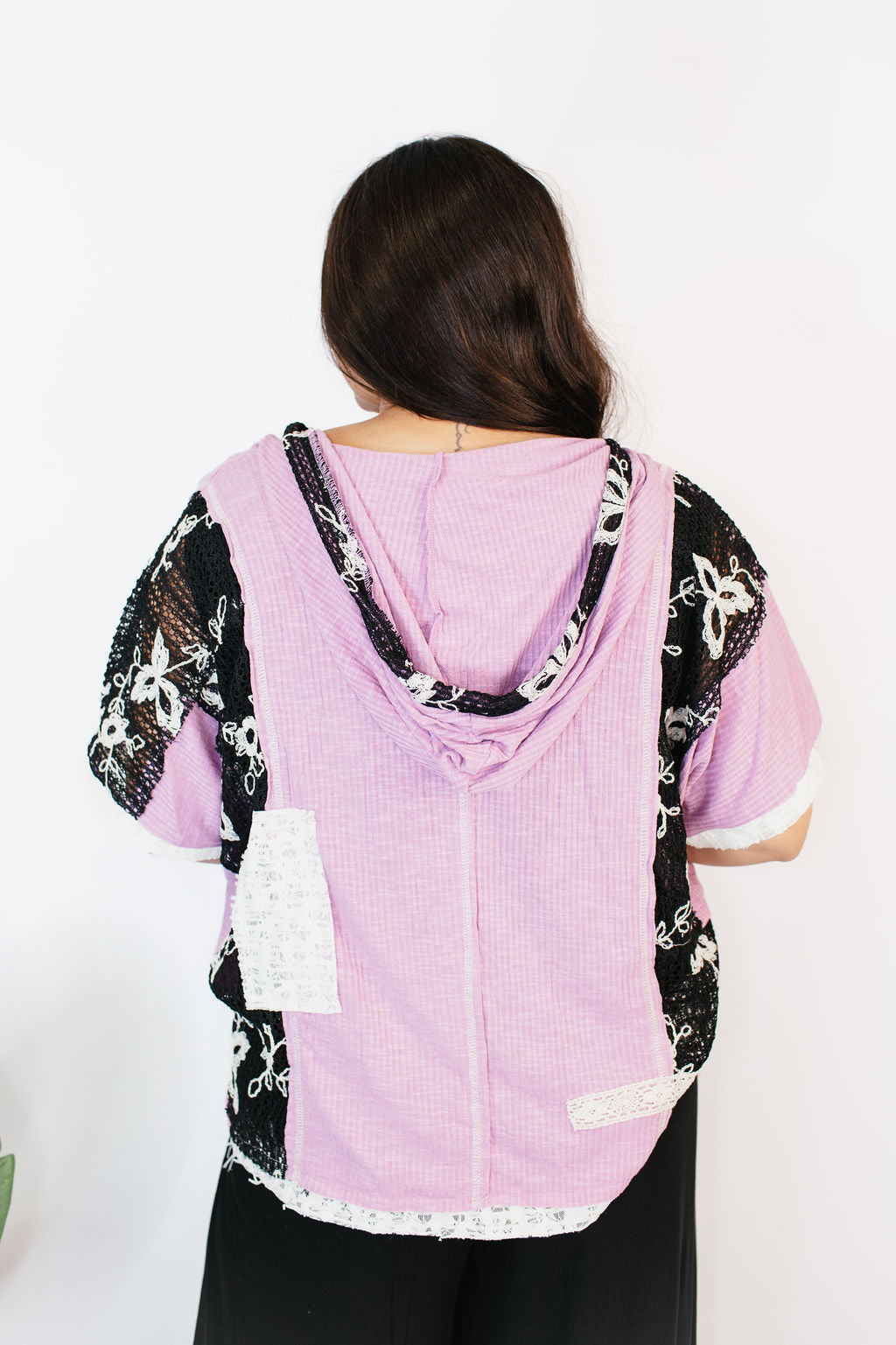Patch It Up in Lavender Top