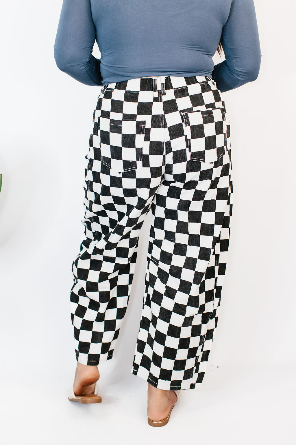 Checker Comfort Pants - Reg/Curvy