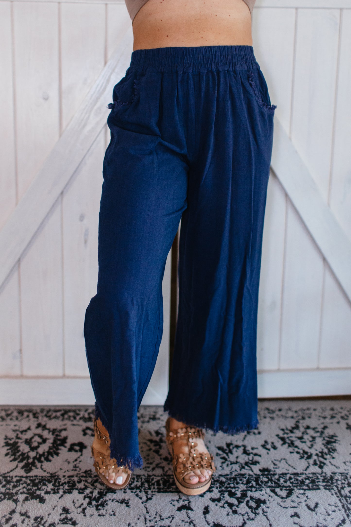Coastal Calm Wide Leg Pants