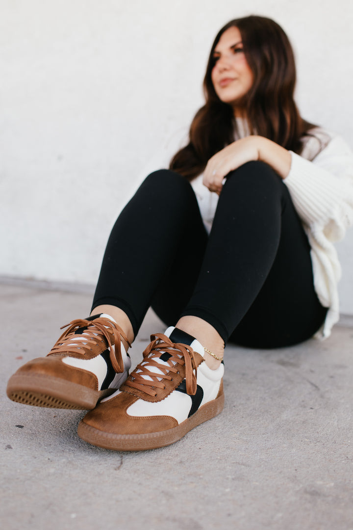 Corky's Tan Combo Spoiler Alert Sneakers