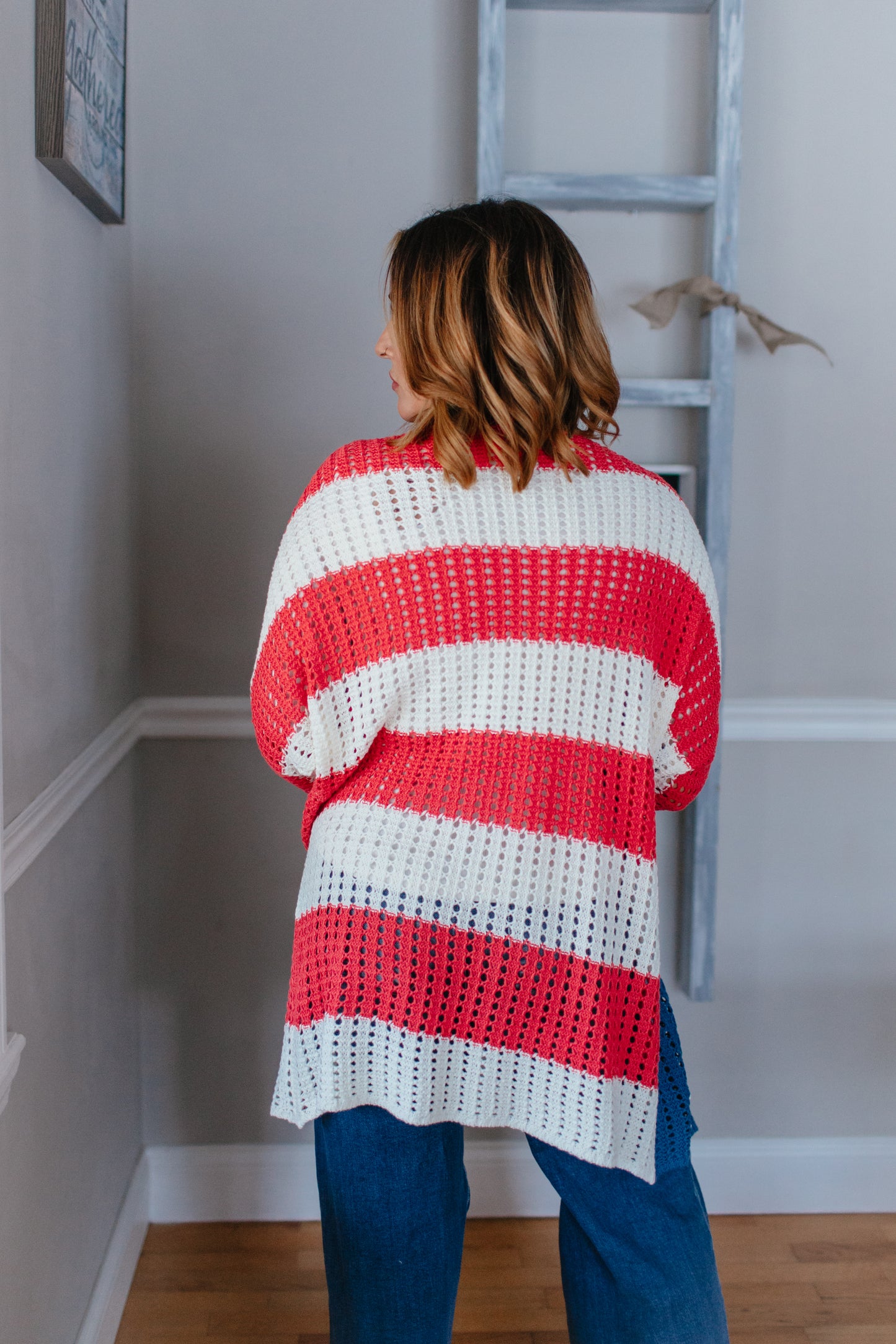American Flag Cardigan