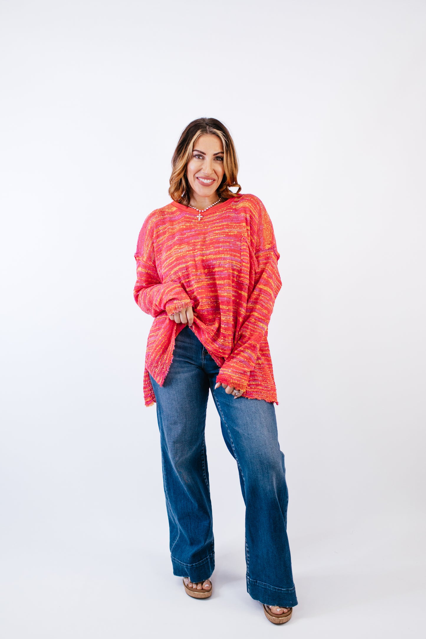Think Pink Top- FINAL SALE